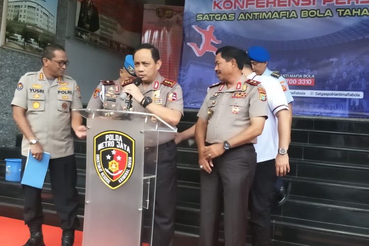 Wakapolri Komjen Gatot Eddy Pramono di Polda Metro Jaya, Jakarta Selatan, Selasa (11/2/2020).