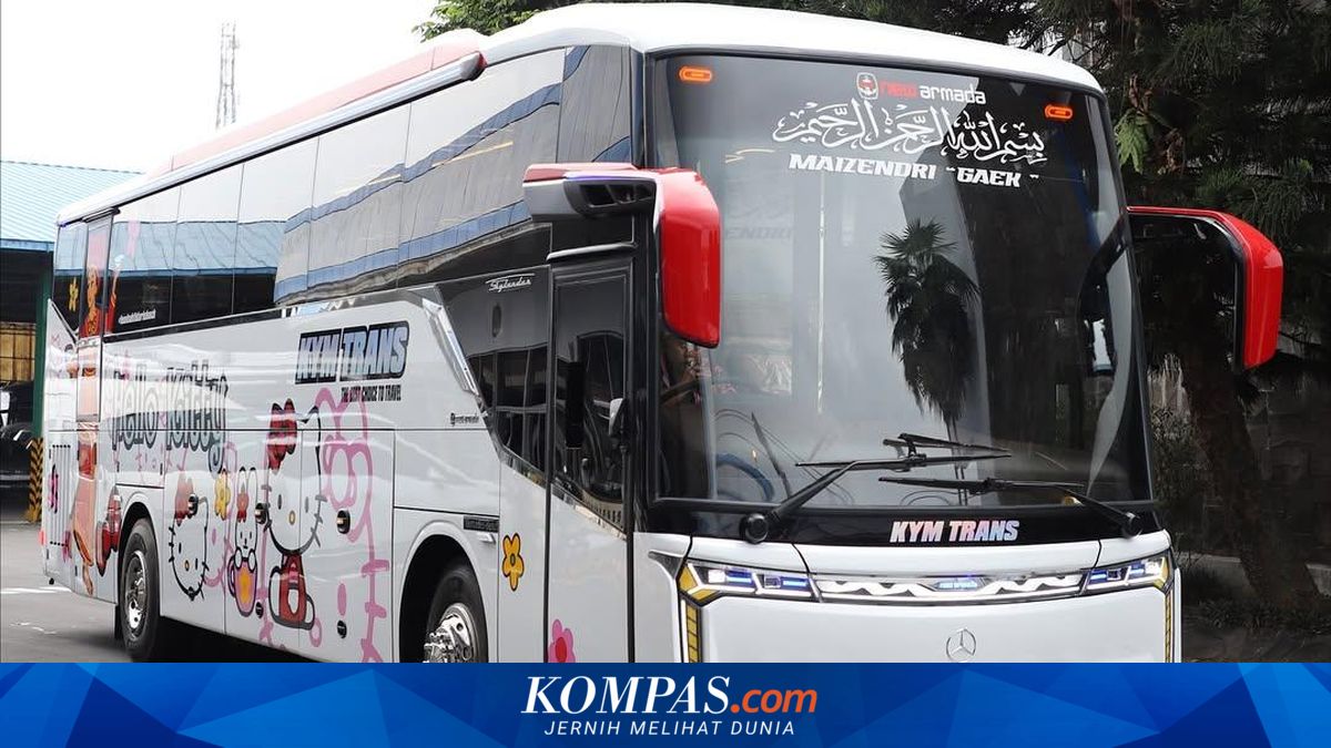 Bus Baru PO KYM Trans: Body Skylander R25 Trayek Jakarta-Surabaya