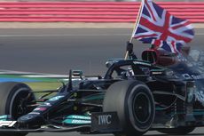 Hamilton Rayakan Kemenangan F1 GP Inggris 2021, Verstappen 