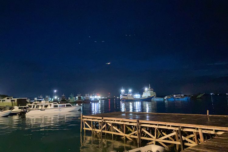 Tempat makan bernama Marina Star Cafe & Resto di Kota Sorong, Papua Barat, Senin (25/10/2021).