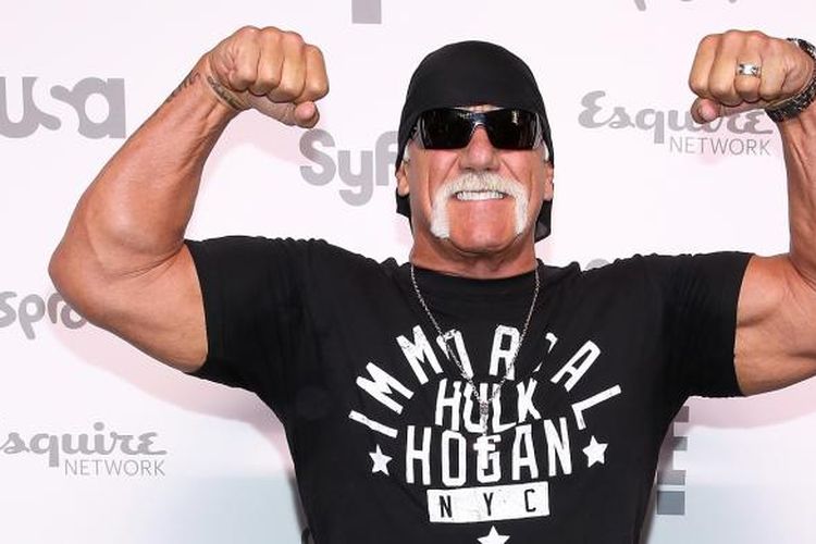 Hulk Hogan saat menghadiri 2015 NBCUniversal Cable Entertainment Upfront di The Jacob K. Javits Convention Center in New York City, pada 13 Mei 2015.