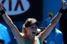 Kalahkan Ivanovic, Bouchard Raih Semifinal Grand Slam Pertama