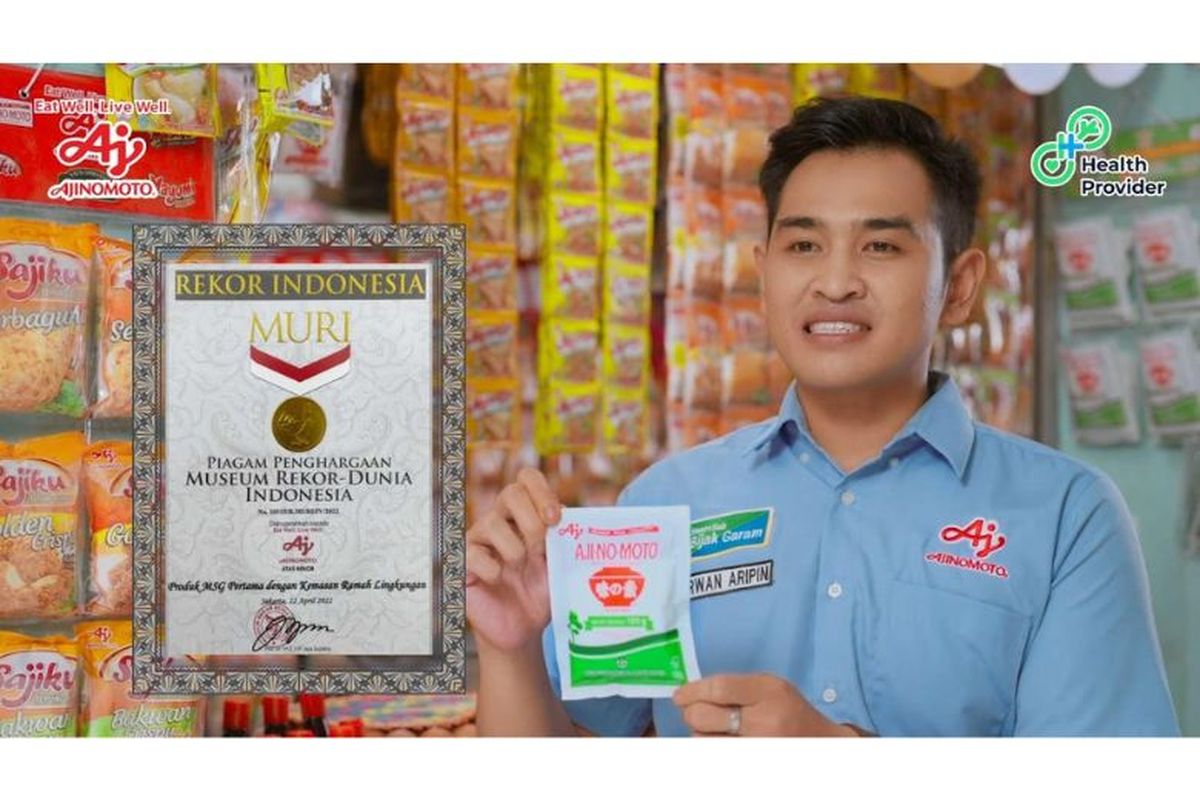 AJI-NO-MOTO&reg; Kemasan Kertas merupakan MSG pertama di Indonesia yang menggunakan kemasan ramah lingkungan.