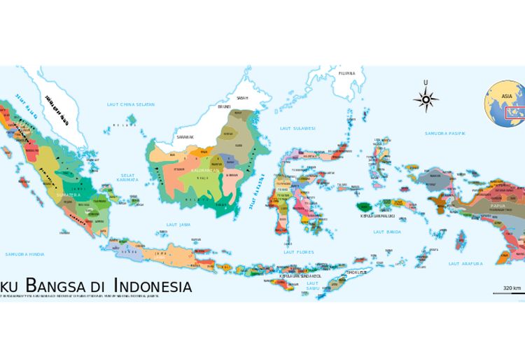 Keragaman suku bangsa di Indonesia