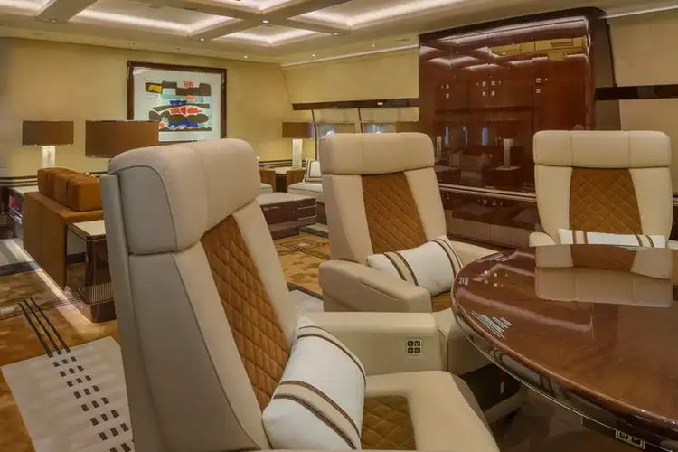 Potret Kemewahan Jet Hadiah dari Qatar untuk Trump, bak Hotel Bintang 5