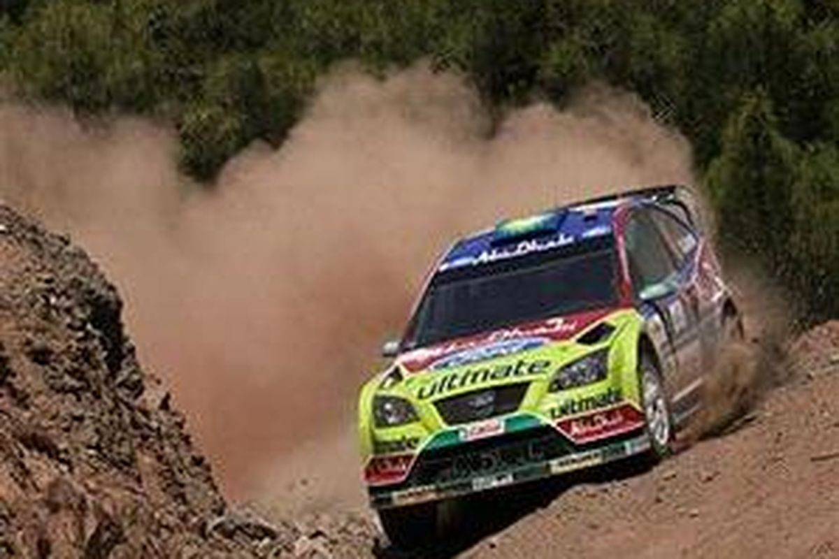 Ford Focus WRC, salah satu tim pabrikan bakal hadir di Makassar