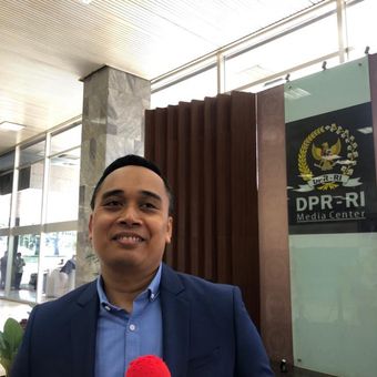 Wakil Sekjen Partai Demokrat Putu Supadma Rudana di kompleks parlemen, Kamis (15/11/2018). 