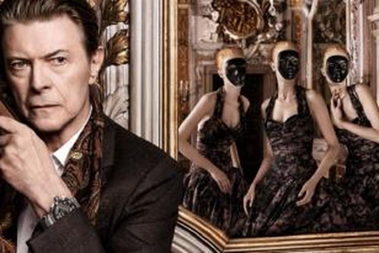 David Bowie dalam iklan untuk Louis Vuitton