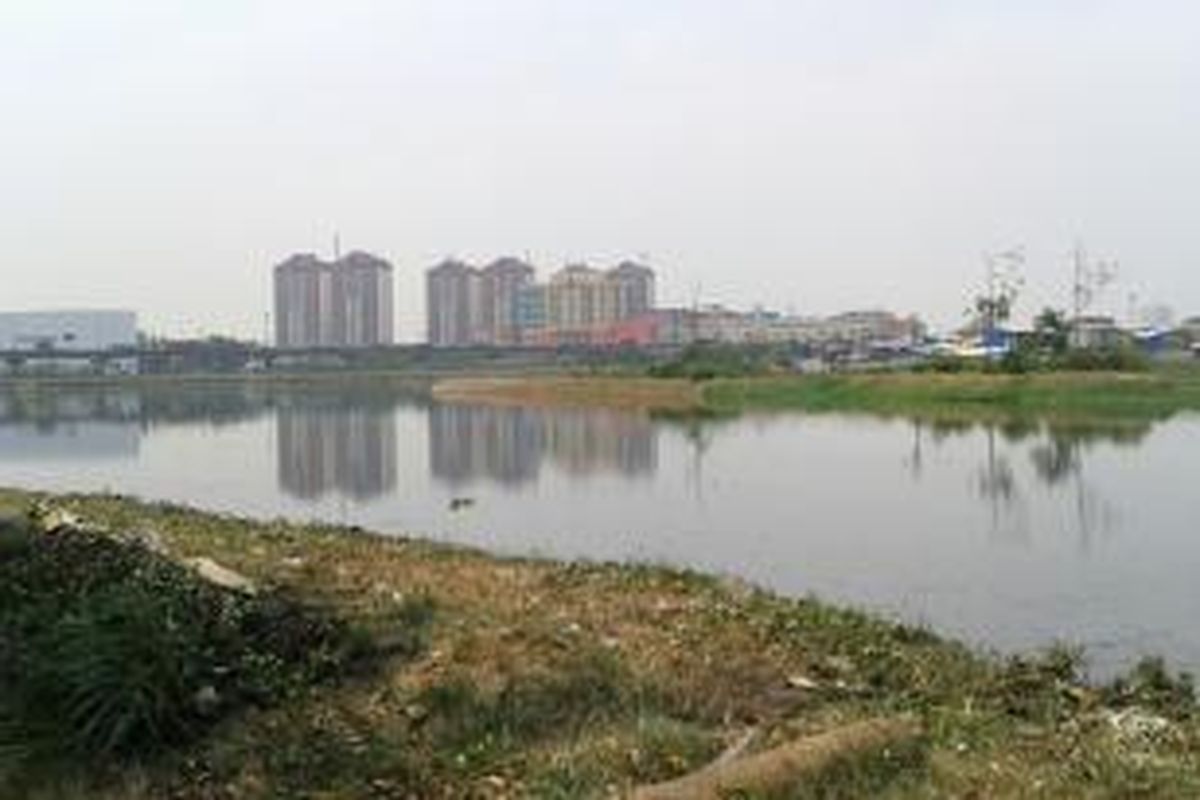 Proyek pembangunan Waduk Ria Rio, Kayu Putih, Pulogadung, Jakarta Timur