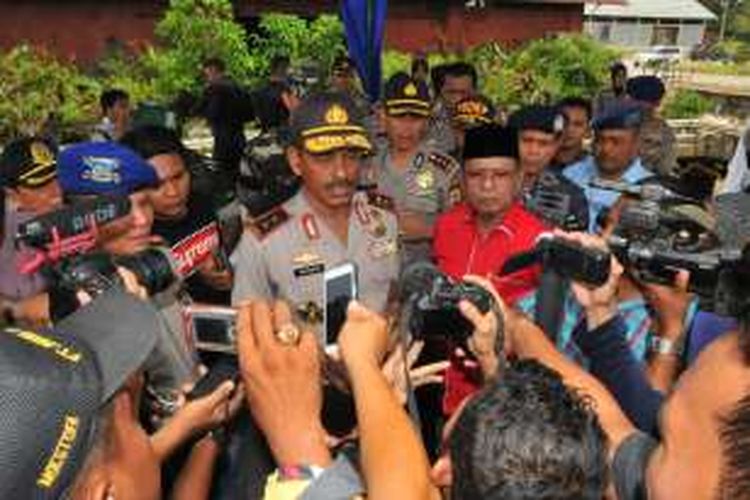 Kapolda Aceh Irjen Pol Husein Hamidi di Kuala Langsa, Selasa (5/4/2016)