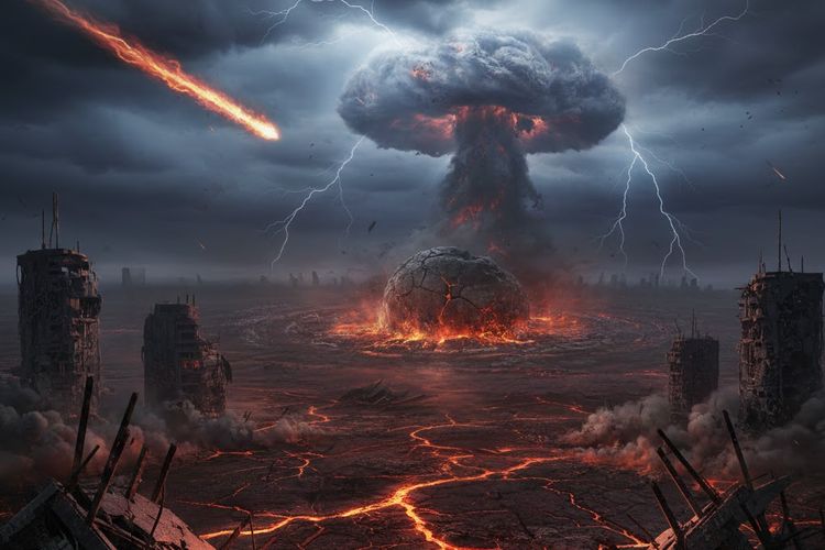 Ilustrasi hari kiamat