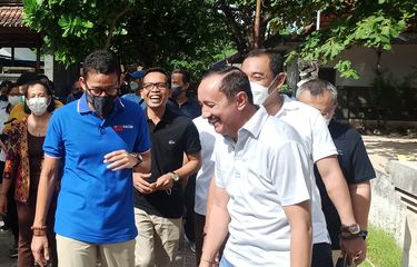 Sandiaga Uno Blusukan ke Kuta Usai Video Viral Bule Kesal pada ...