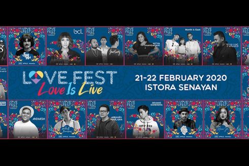 Nadin Amizah, Ardhito Pramono, hingga Andmesh Siap Semarakkan LOVE FEST 2020