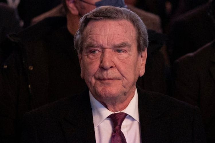Mantan kanselir Jerman Gerhard Schröder.