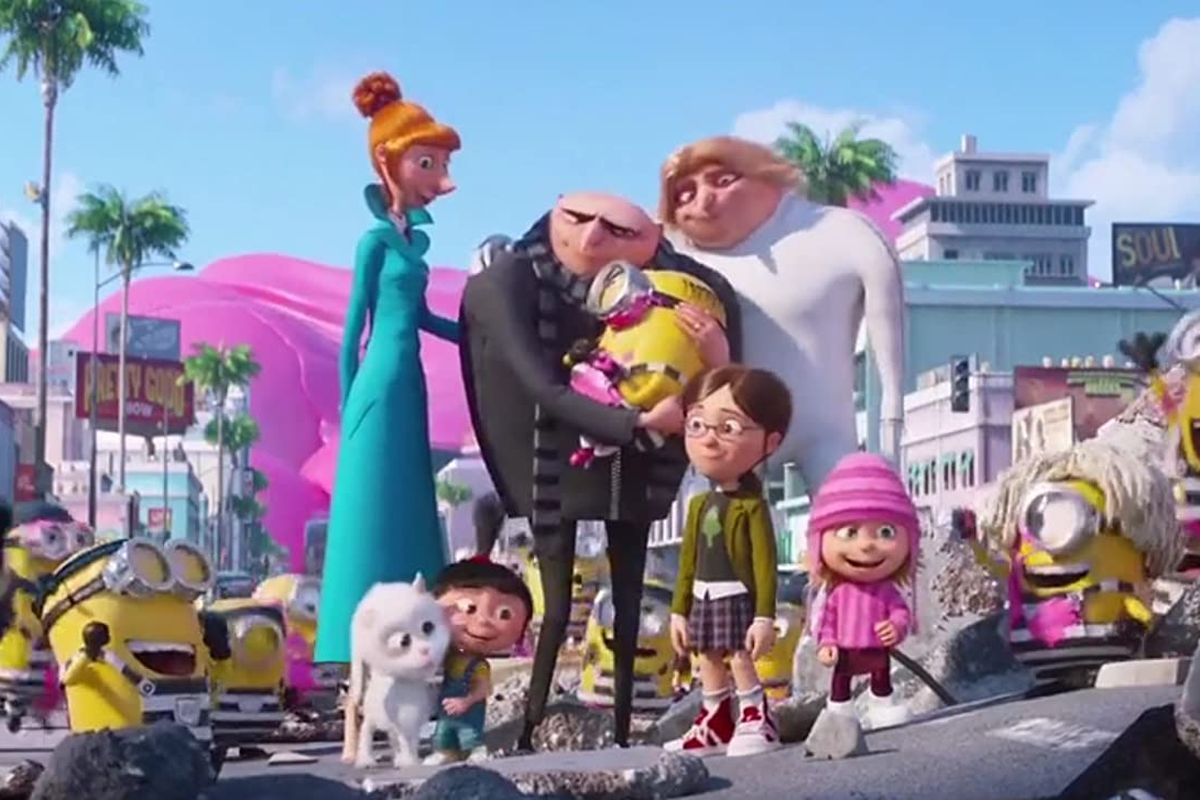 Film Despicable Me 3 (2017). Kisahkan pertemuan Gru dengan saudara kembarnya, Dru