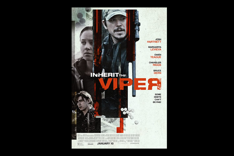 Dibintangi Josh Hartnett, film Inherit the Viper (2019) akan tayang di Amazon Prime Video 28 September 2020.