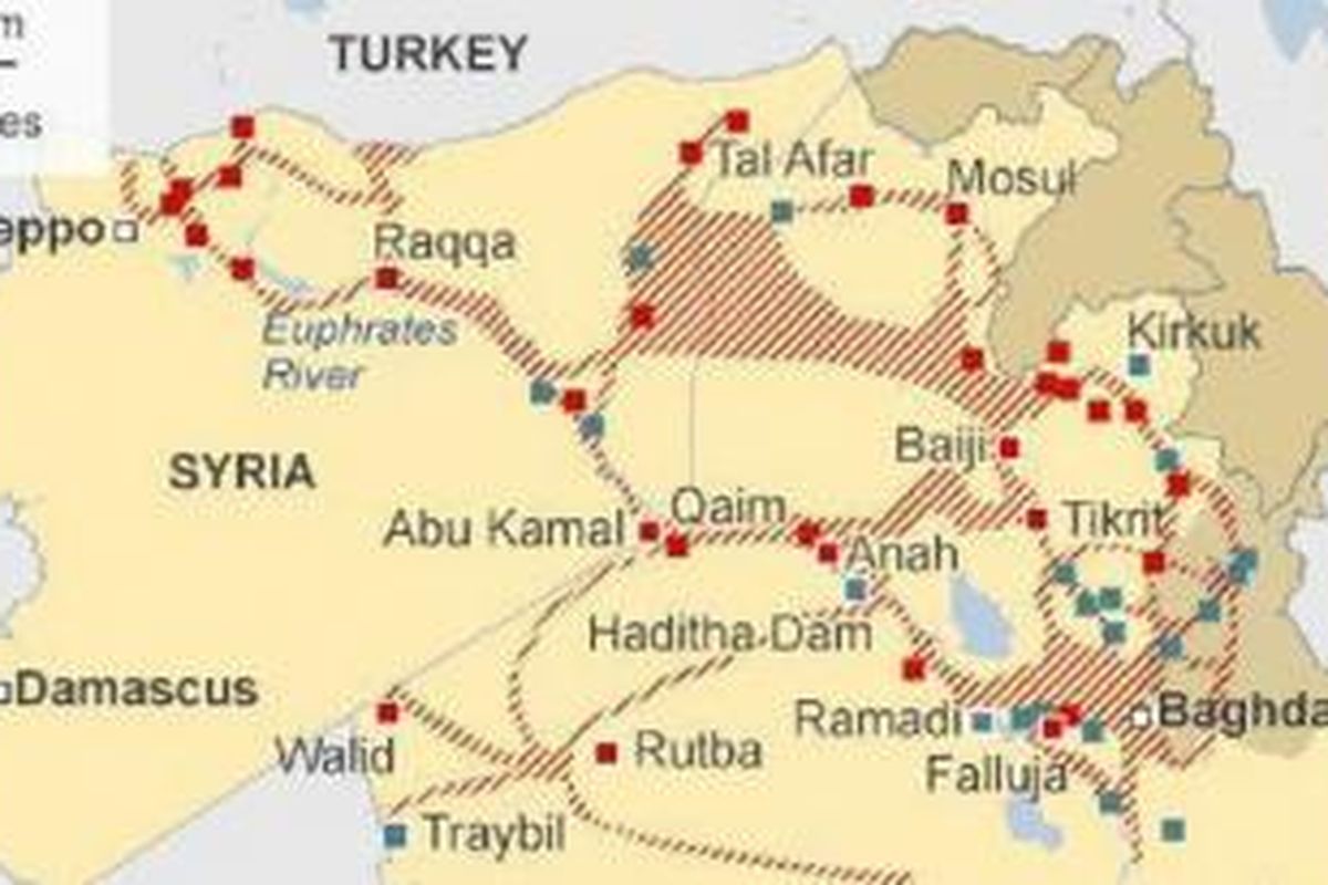 Negara Islam berusaha menguasai daerah kaya minyak di Irak dan Suriah. 