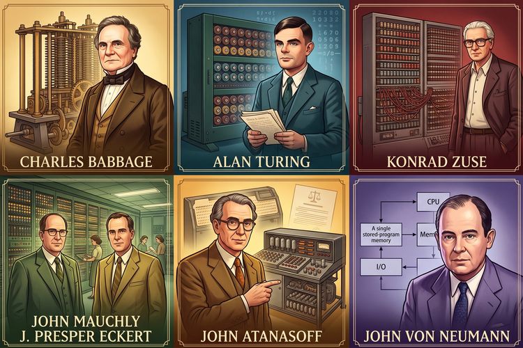 Siapa Penemu Komputer Sebenarnya? Ada 7 Nama, Bukan Cuma Charles Babbage