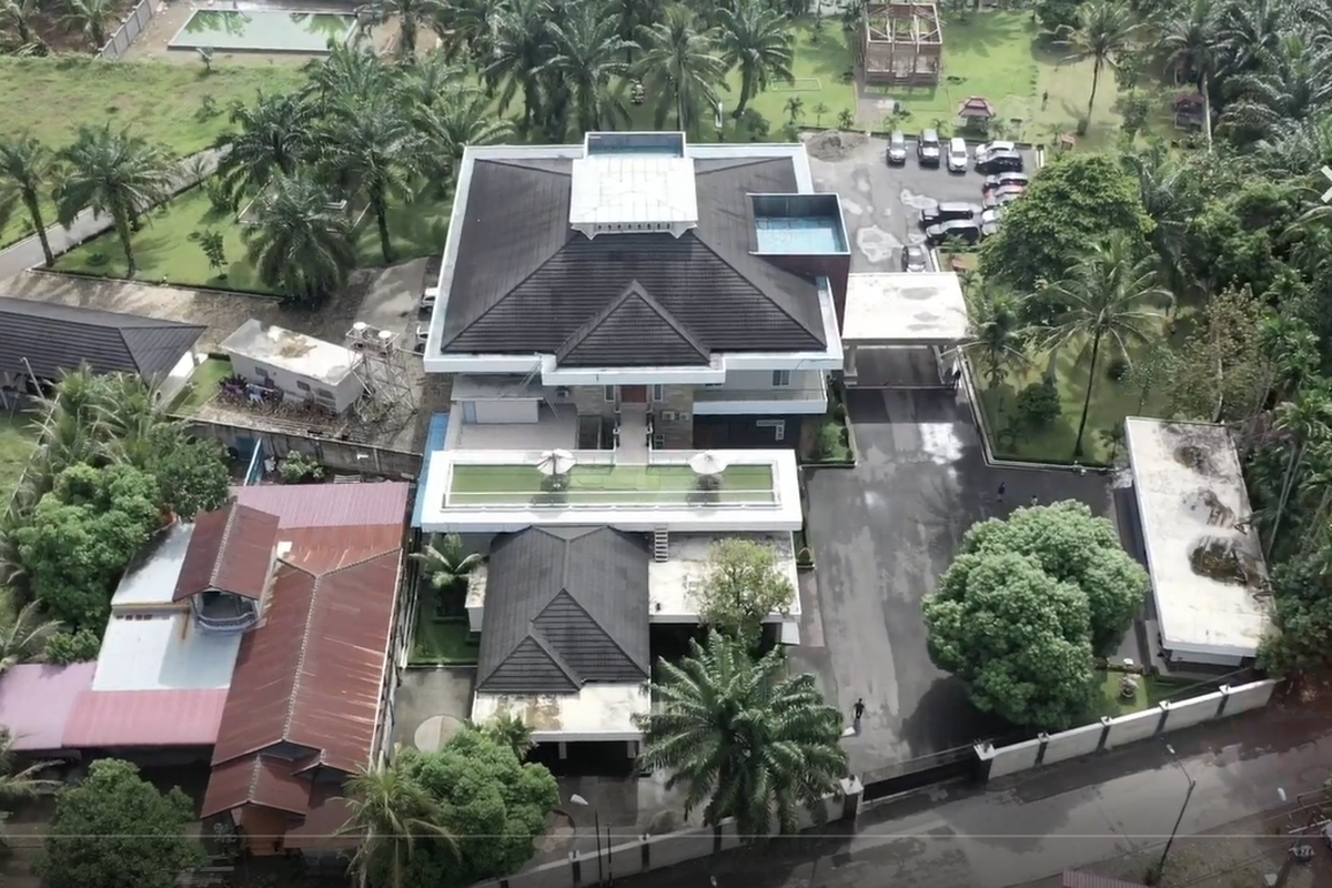 Rumah Bupati Langkat nonaktif Terbit Rencana Perangin-angin