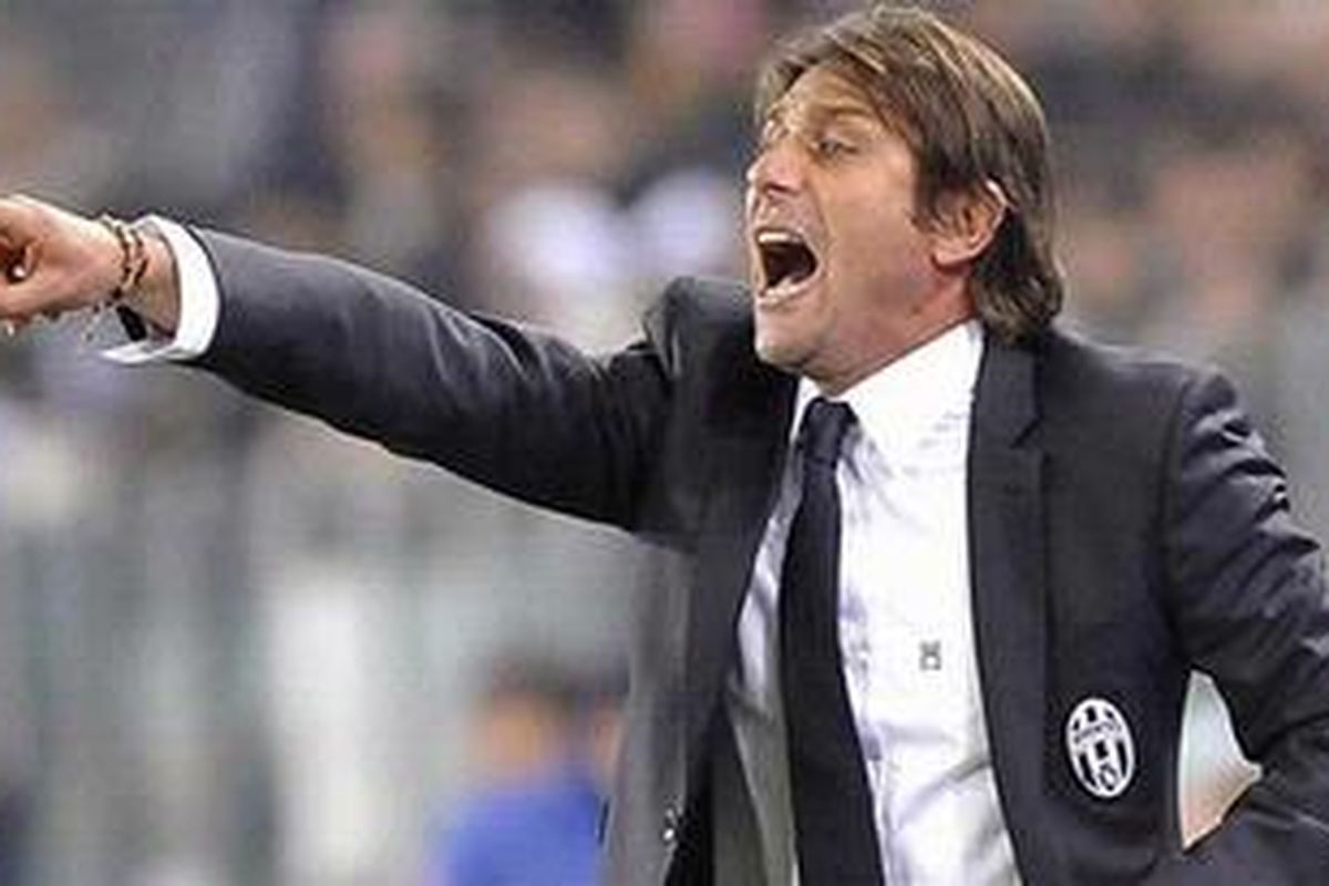 Pelatih Juventus, Antonio Conte.