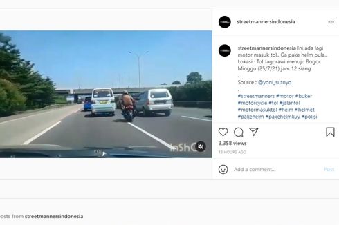 Ini Penyebab Banyak Motor Nekat Masuk Tol 