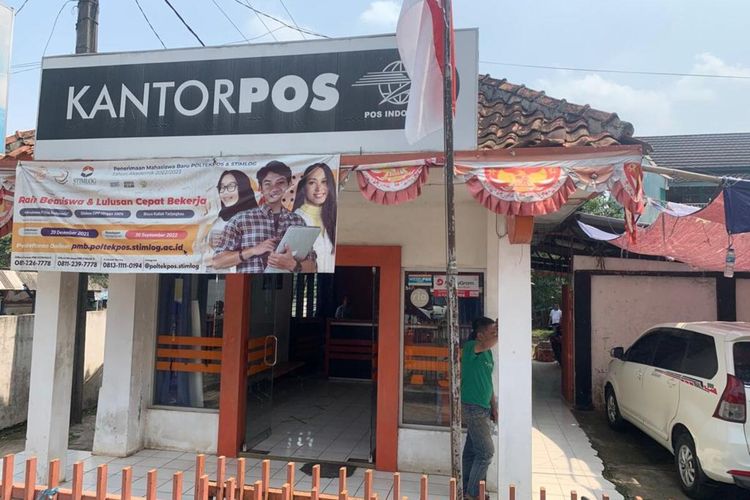 Kantor Pos di Desa Rajamandala, Kecamatan Cipatat, Kabupaten Bandung Barat dibobol maling, Sabtu (3/9/2022)