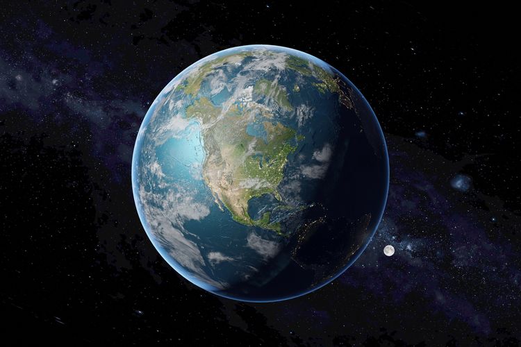 Ilustrasi kehidupan dunia