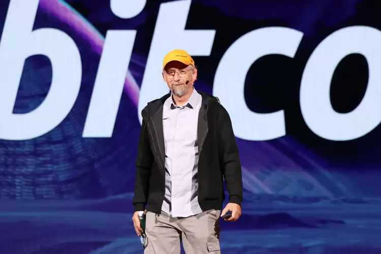 Adam Back saat mengisi acara konferensi Bitcoin2025 di Las Vegas Mei lalu.