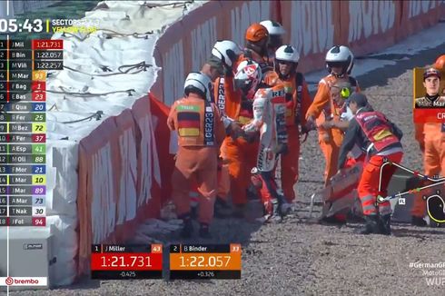 Marquez Alami Cedera Retak Tulang Rusuk pada MotoGP Belanda 2023