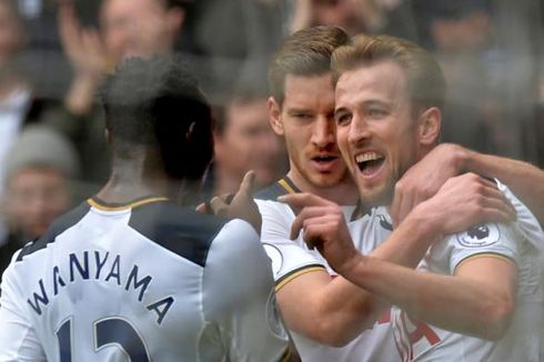 Berkat Trigol Kane, Tottenham Salip Man City