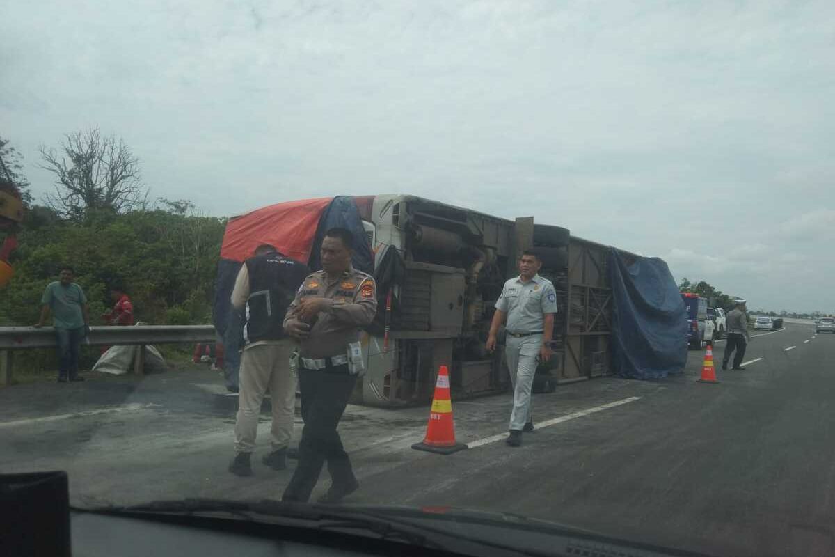Kronologi Kecelakaan Bus Miyor di Tol Kayuagung yang Tewaskan Sopir dan 31 Penumpang Luka