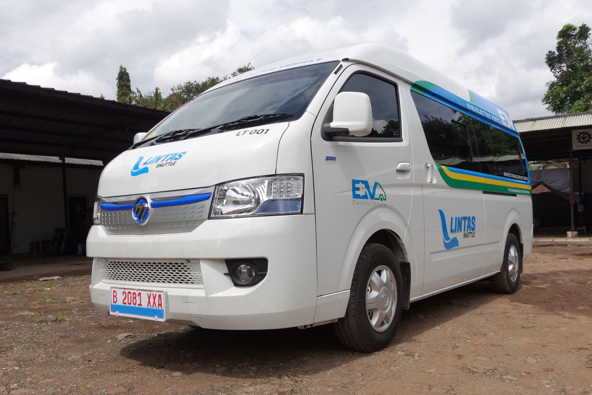 Kendaraan listrik baru Lintas Shuttle, Foton eView