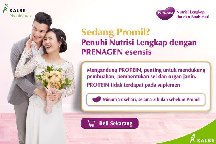 PRENAGEN esensi mengandung protein dan penting untuk mendukung promil.