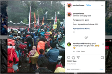 Jalur Pendakian Gunung Lawu Ditutup Pasca-membludaknya Pendaki Saat Peringatan HUT RI