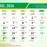 Kalender Jawa April 2026 Lengkap dengan Weton: Tanggal Islam, Pasaran, dan Hari Baik