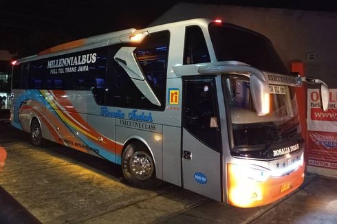 Bus Spesial Milik PO Rosalia Indah, Pakai Kaca Samping Lebar