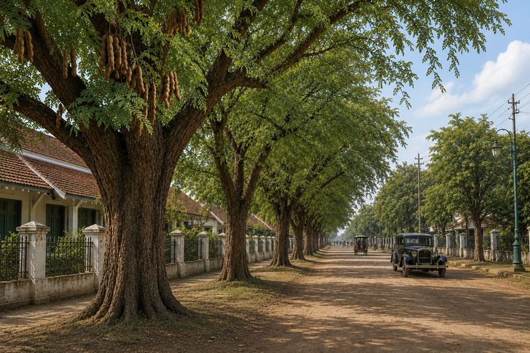 Ketika Belanda Berkuasa, Jalan-jalan Utama Ditanami Pohon Asam Jawa