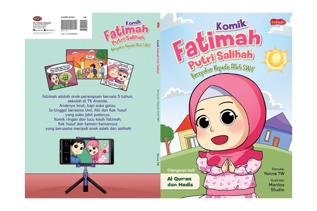 Komik Fatimah Putri Salihah Bersyukur Kepada Allah merupakan komik edukasi penuh makna religius. 