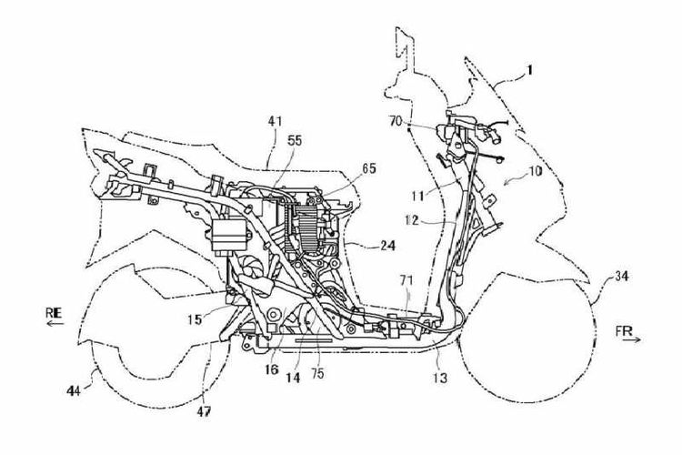 Paten motor listrik Suzuki