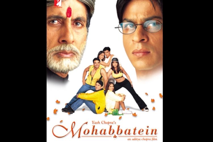 Poster film Mohabbatein.