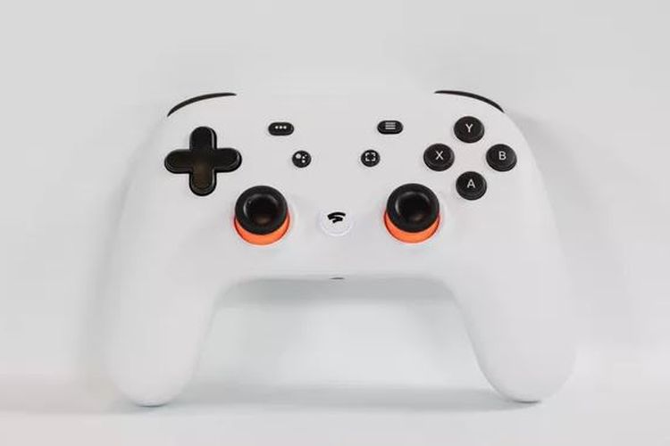 Ilustrasi kontroller Google Stadia