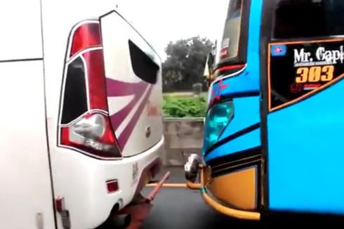 Sopir Bus Harus Tahu Teknik Jaga Jarak Aman yang Benar