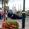 Sopir Fortuner Ugal-ugalan, Tabrak Xpander hingga Terbalik dan Labrak Pos TNI AU
