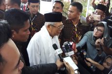 Ma'ruf Amin dan Istri Melayat ke Rumah Duka Ani Yudhoyono