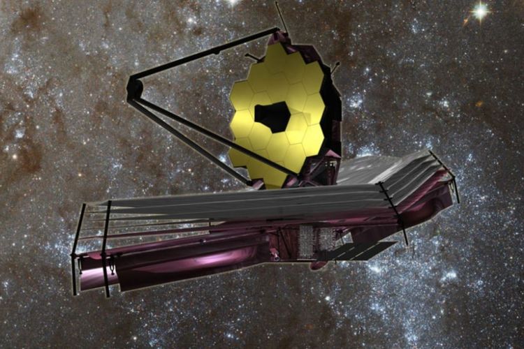 Teleskop James Webb pengganti Teleskop Luar Angkasa Hubble, memiliki cermin lima kali lebih besar dari Hubble.
