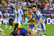 Babak I Argentina Vs Kolombia: Messi Buntu, Skor 0-0