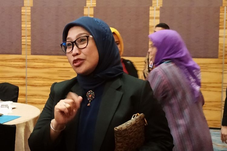 Anggota Bawaslu, Ratna Dewi Pettalolo di Hotel Pullman, Tanjung Duren Selatan, Jakarta Barat, Kamis (28/11/2019). 