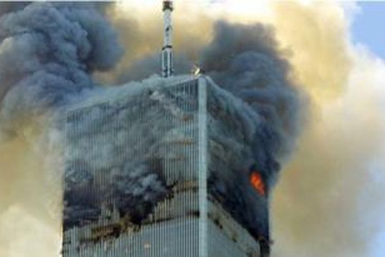 Serangan 11 September 2001 yang menghancurkan menara kembar WTC di New York, AS memicu perang global melawan terorisme.