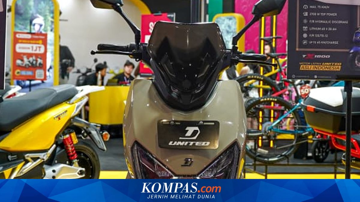 Spek United TX3000, Motor Listrik yang Kini Dijual Rp 23 Jutaan