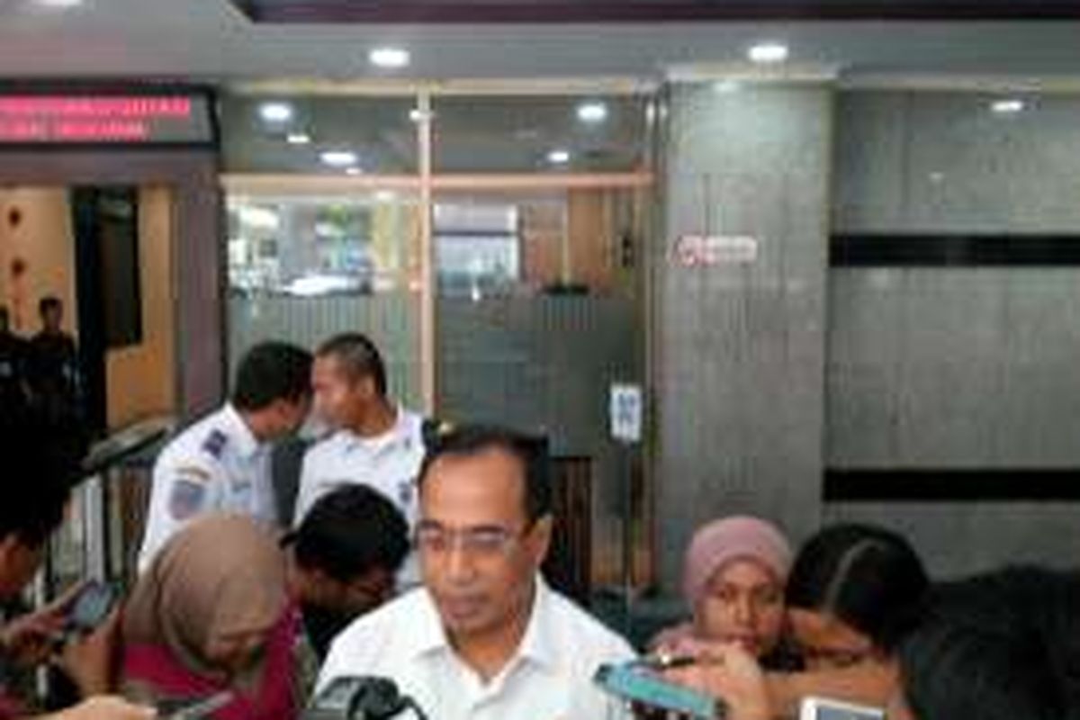 Menteri Perhubungan Budi Karya S?umadi, di Kantor Kemenhub, Jakarta (16/11)